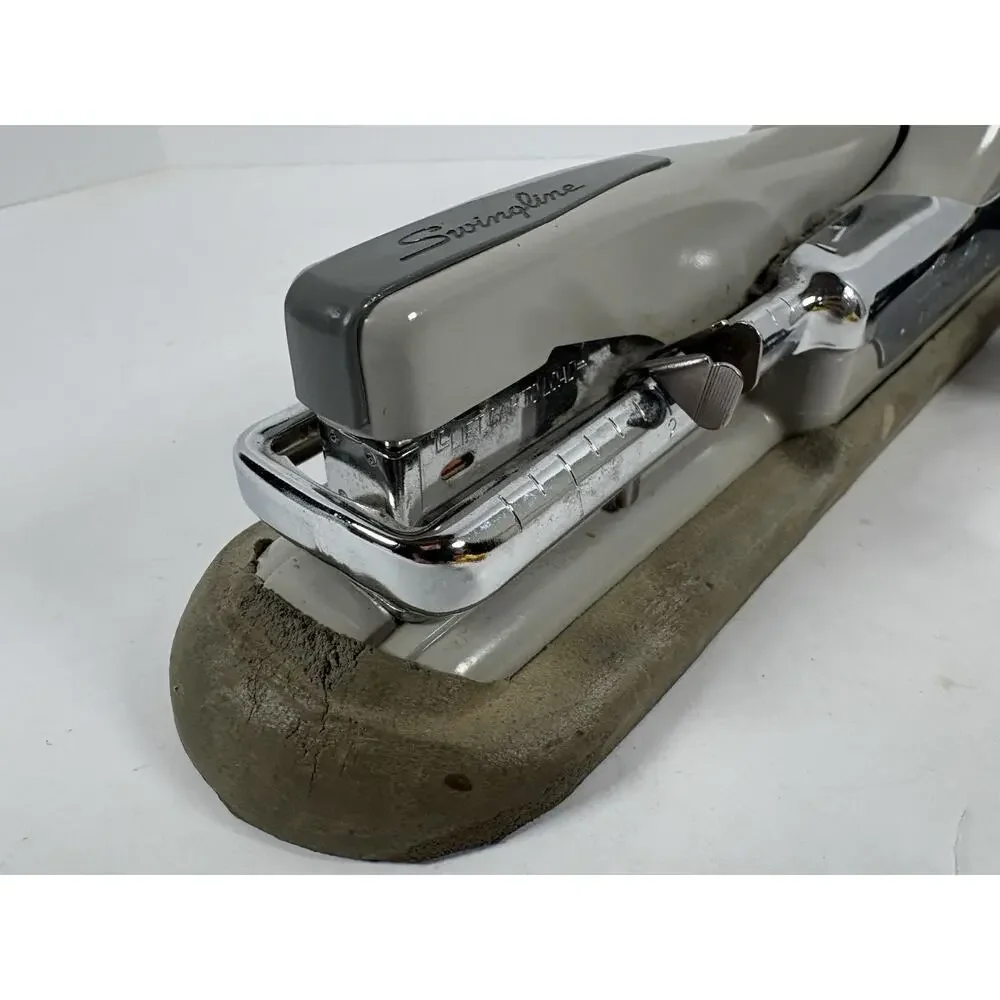 Vintage Swingline 66-A Automatic Electric Stapler Gray Tested Works w/ Cord USA